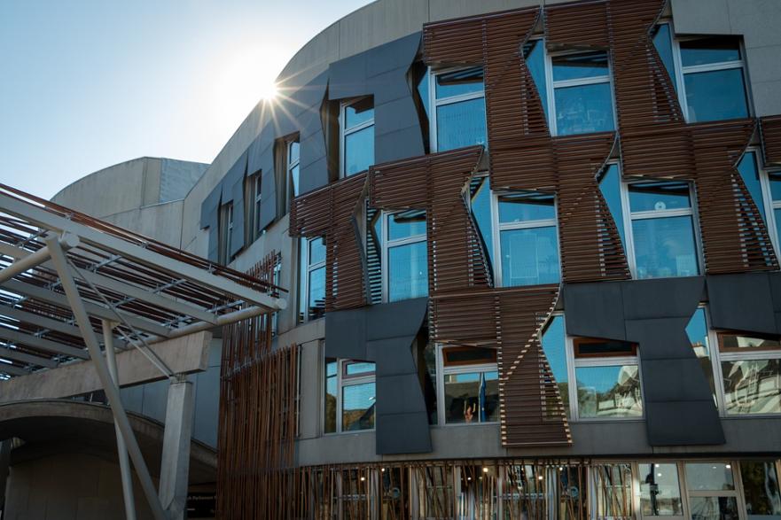 scottish parliament, edinburgh, scotland