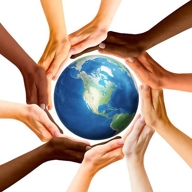 hands around earth ©istock