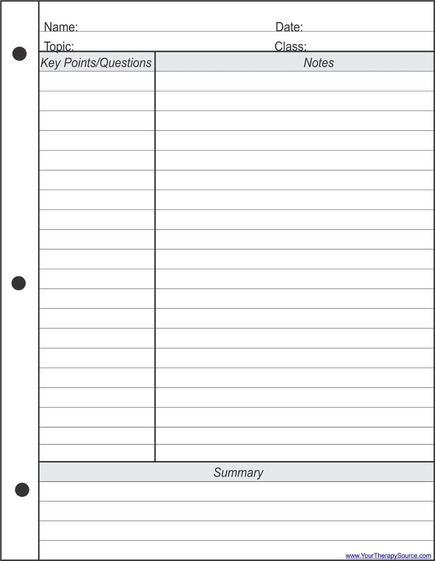 Cornell-Style-Note-Taking-Templates-Freebie-1
