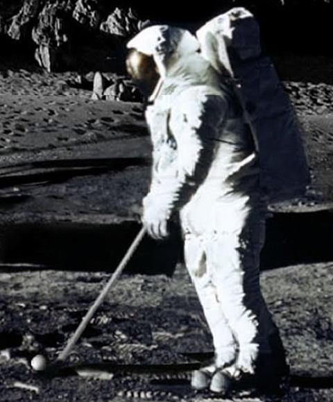 Golf on Moon