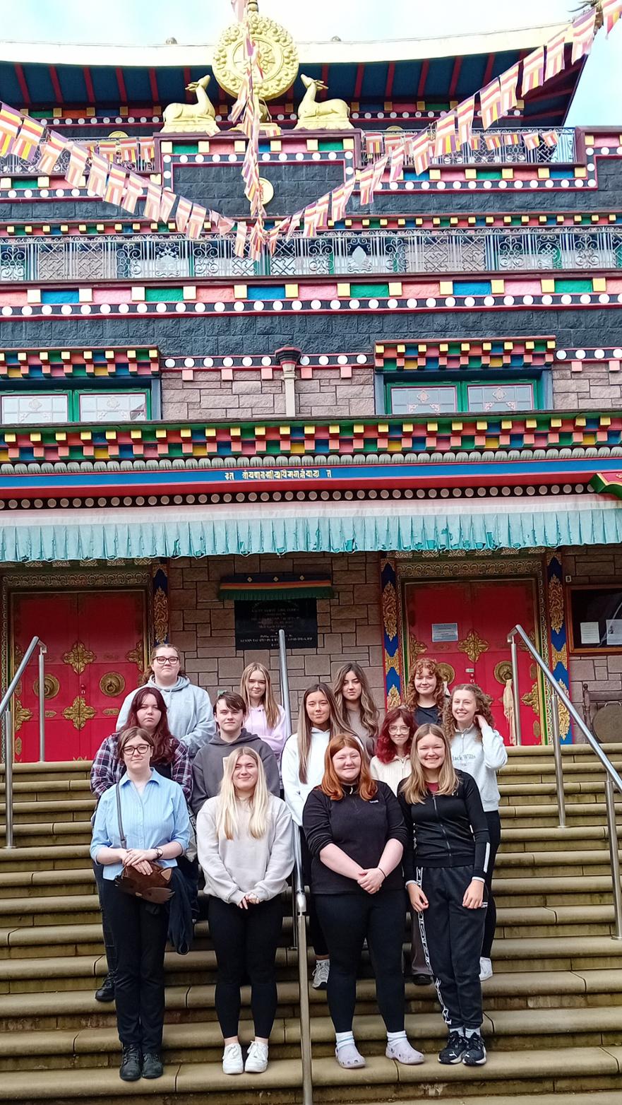 group at temple 